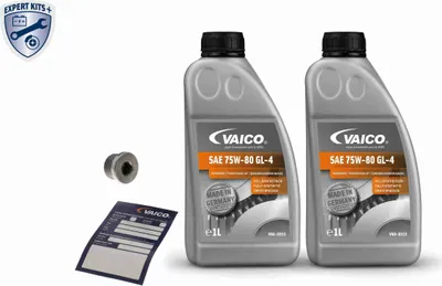 Produktbild von VAICO Ölwechselkit für Automatikgetriebe Satz 7 Gang Doppelkupplungs 7 Gang Doppelkupplungs 2L für VW Golf VII Schrägheck (5G1, BQ1, BE1, BE2) 0AM