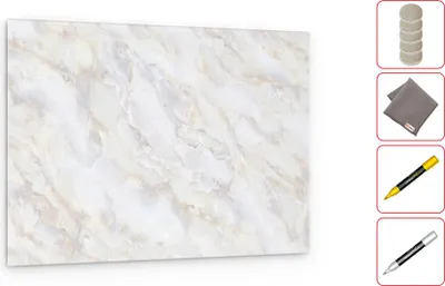 Produktbild von Glasbild MARMOR, 90x60 cm + GRATIS Zubehörset