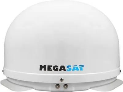 Zdjęcie produktu dla Megasat Campingman Kompakt 4, 10,7 - 12,75 GHz, 33,7 dBi, Offsetowy, Polaryzacja pozioma / pionowa, 15 - 50°, Biały