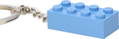 Produktbild von Hellblauer LEGO Stein Schlüsselanhänger
