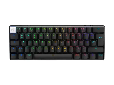 Produktbild von LOGITECH PRO X 60 LIGHTSPEED Wireless Gaming Keyboard (Tactile) - BLACK - FRA