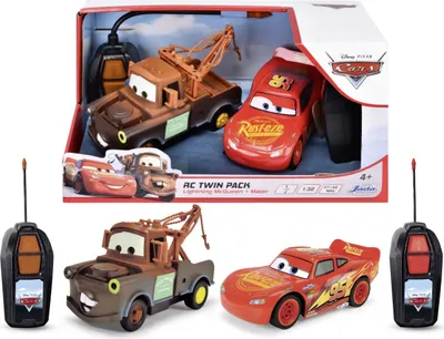 Produktbild von RC Cars Blesk McQueen a Burák Twin Pack 14 cm, 1:32, 1kan