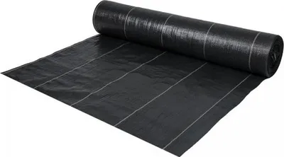 Produktbild von Unkrautvlies Gartenvlies Bodengewebe Beetvlies Unkrautfolie Schwarz 135g/m2 0,6 x 100m 0079