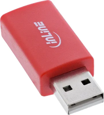 Zdjęcie produktu dla InLine 31653, USB-A, USB-A, Czerwony