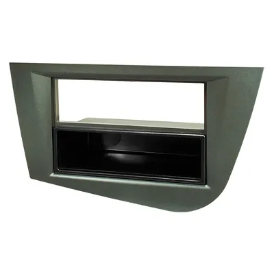Produktbild von Radioblende kompatibel mit Seat Leon 2 (1P) 2005 bis 2012 graumetallic