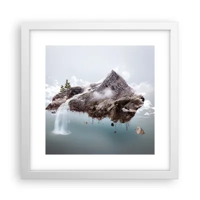 Produktbild von Gerahmtes Poster - Weißer Rahmen - Umwelt Natur - 30x30 cm - Wand Bild - Wanddeko - Wandbilder - Kunstposter - Wandposter - Bilderrahmen - Bilder - Kunstdruck - Wandbild - P2WAC30x30-3548