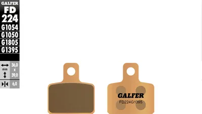 Produktbild von Galfer Bremsbeläge Sinter FD224 G1395