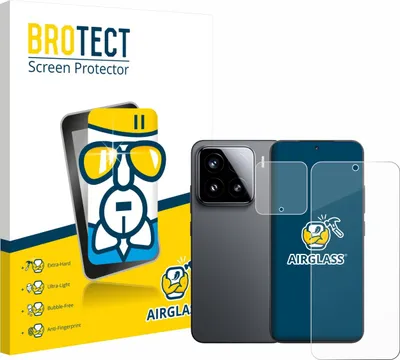 Produktbild von BROTECT Schutzglas für Xiaomi 15 (Display+Kamera) Schutzfolie Panzer Folie Glas Display Schutz klar