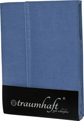 Produktbild von Traumhaft gut schlafen  Stone-Washed-Bettwäsche, 100% Baumwolle, in versch. Farben und Größen, Farbe: Jeans, Größe: 80 x 80 cm, 155 x 220 cm