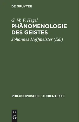 Produktbild von Phänomenologie des Geistes