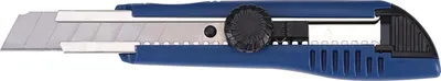 Produktbild von Tecwerk Cuttermesser Klingenbreite 18 mm Länge 167 mm mit Feststellrädchen Kunststoff - 1 Stk.