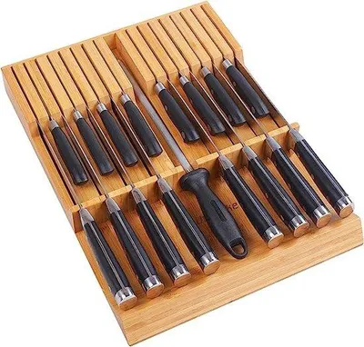 Immagine prodotto di Famanu: Organizzatore per cassetti degli utensili da cucina - Contenitore per la conservazione in cucina