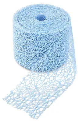 Produktbild von G.schmückt Tischband 25m Rolle, Tischläufer Dekoband zuschneidbar, Dekorative Tischdeko, Hellblau 15cm