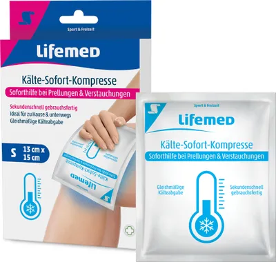 Produktbild von Lifemed Kälte-Sofort-Kompresse 150 x 130 mm weiß