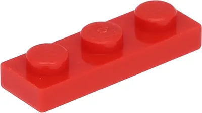 Produktbild von Lego® 1x3 Platte 3623 - 10 Stück Rot