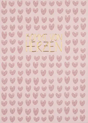 Produktbild von Kleiner Gruß Karte "Kommt von Herzen"