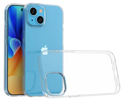 Obrázek produktu pro Pro Apple iPhone 15 Silikonová ochrana Transparentní pouzdro na mobilní telefon Kryt Kryt krytu