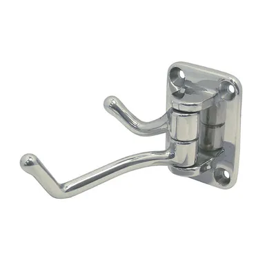 Produktbild von Kleiderhaken, schwenkbar, 90x43mm, Edelstahl A2