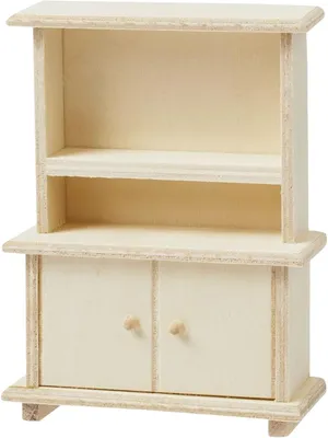 Produktbild von HobbyFun Miniatur Buffetschrank 3.1x8.0x10.1 cm Puppenhaus Möbel Dekoration