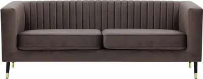 Produktbild von SLF24 - Dreisitzer-Sofa Slender - Elefant - Velluto 17