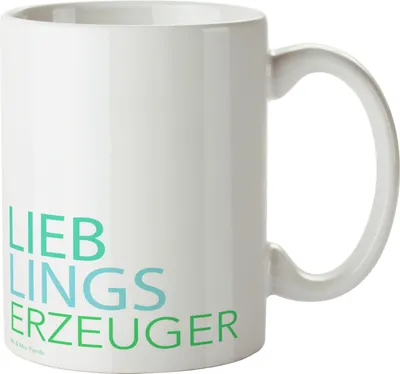 Produktbild von Mr. & Mrs. Panda Dekotasse Erzeuger - Weiß - Geschenk, Keramiktasse, Becher, Kleinigkeit, Vati, Geschenkidee, Bester, Spruch, Daddy, Kaffeebecher, Familie, Kaffeetasse