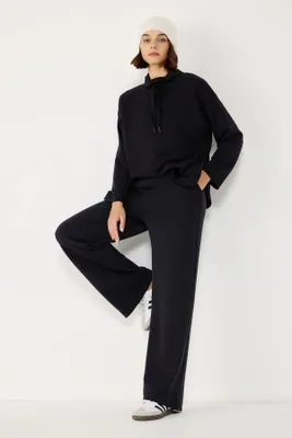 Produktbild von Baumwollhose mit weitem Bein, Dark Navy, M