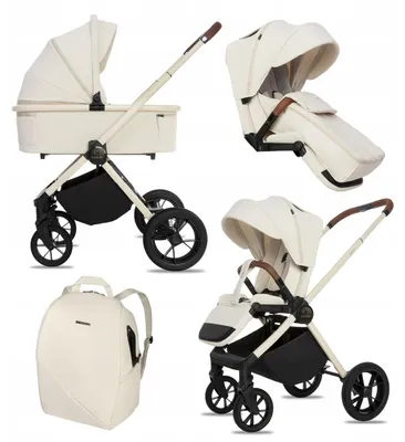 Zdjęcie produktu dla BabyLux® Wózek Dziecięcy 2w1 BOLDO Spacerówka Gondola Lekki Składany Zestaw, 4 Pozycje Oparcia, Torba do Przewijania i inne Akcesoria, 0-22kg