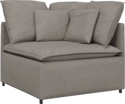 Produktbild von SYFAX™ Modulares Sofa Eckmodul mit Kissen Taupe 100 cm