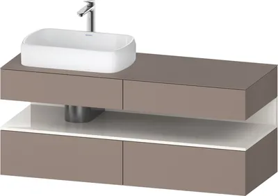 Produktbild von DURAVIT QA4765022430010 QTG KWTU WH Ek. 1400x550x600 bs. Mt.