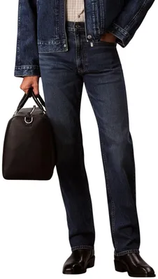 Immagine prodotto di Jeans da uomo Calvin Klein, modello Oil Slick, taglio dritto, colore blu (Oil Slick), taglia 31