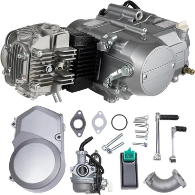 Image de Moteur 125cc - Moteur 4 temps - Moteur pour pit bike - Moteur pour dirt bike - Démarrage par kick - 4 vitesses