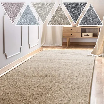 Image de Tapis Sundae pour le salon, le couloir et la cuisine, Beige 69 67x350 cm