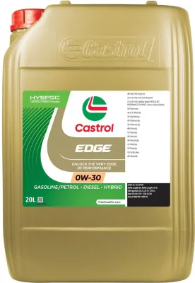 Produktbild von CASTROL EDGE für 0W-30 20 Liter Motoröl Motorenöl Synthetisch DEXOS 2 229.31 229.51 RN0700 RN0710 Öl