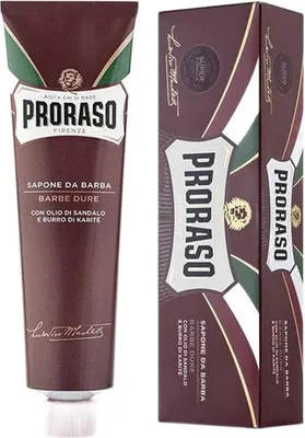 Produktbild von Proraso Shaving Soap in A Tube Coarse Beards, Rasierseife, Männer, Jeder Hauttyp, 150 ml, Feuchtigkeitsspendend, Nährend, Weichmachend, Tube