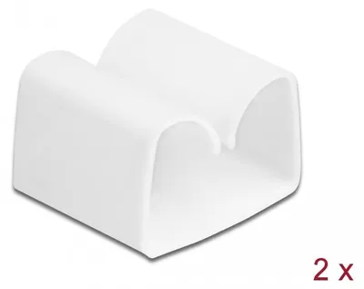 Image de Delock Support pour câbles - blanc (Pack