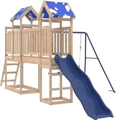 Produktbild von vidaXL Spielturm Massivholz Kiefer