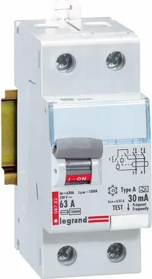Image de Interrupteur différentiel bipolaire 63A 30mA type A