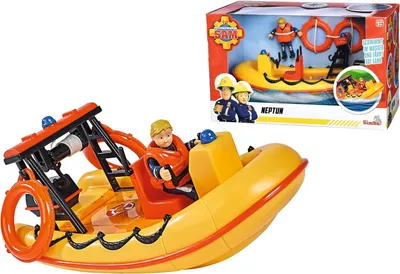 Produktbild von SIMBA Feuerwehrmann Sam Neptun Boot mit Figur ver2