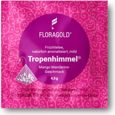 Produktbild von Floragold Früchtetee Tropenhimmel® mild, 100er Pyramidenbeutel