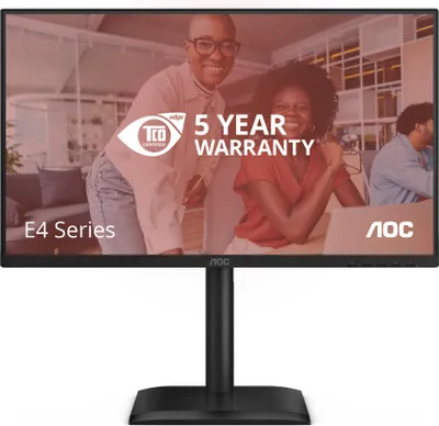 Produktbild von AOC E4 24E4CV Computerbildschirm 60,5 cm (23.8") 1920 x 1080 Pixel Full HD LED Schwarz