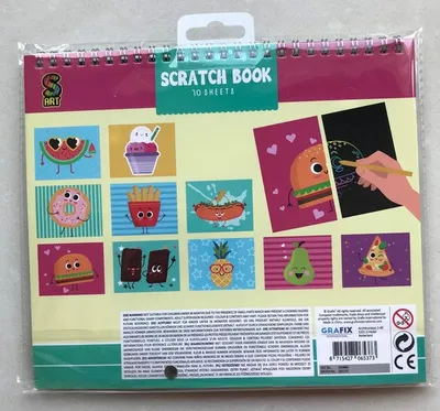 Immagine prodotto di Grafix Scratchbook 10 fogli + penna