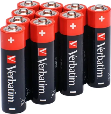 Zdjęcie produktu dla Verbatim 49503, Jednorazowa bateria, AA, 1,5 V, 8 szt., -18 - 50 °C, 50,5 mm