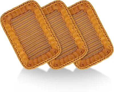 Obrázok produktu pre Sada 3 pletených košíkov na chlieb na servírovanie