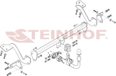 Produktbild von Z547597 Anhängerkupplung passend für PEUGEOT Partner III 2018- abnehmbar