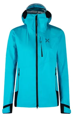 Produktbild von MONTURA VERTIGO 3L wasserdichte Damen Wander Jacke mit Kapuze blau XS