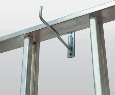 Produktbild von Günzburger Steigtechnik 2x Leiteraufhängehaken klappbar - 019832