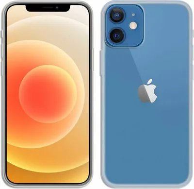 Produktbild von Silikon Hülle Basic für iPhone 12 Mini Case TPU Soft Handy Cover Schutz Transparent
