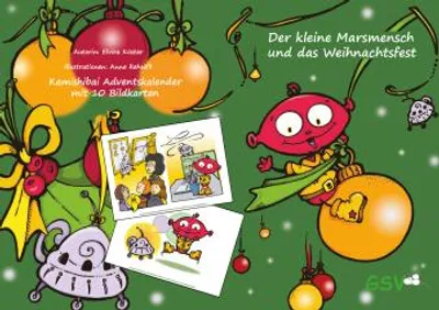 Produktbild von Kamishibai Adventskalender: Der kleine Marsmensch und das Weihnachtsfest
