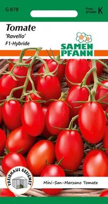Artikelbild 1 von 'Tomate Mini-San Marzano Ravello F1' aus der Kategorie San Marzano Tomatensamen