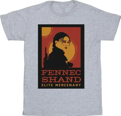Produktbild von Star Wars - "The Book Of Boba Fett Elite Mercenary" T-Shirt für Herren BI44875 (XXL) (Grau)